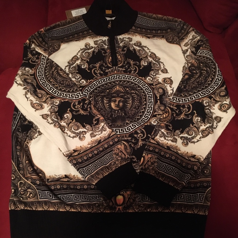 Prestige zip top sweater. Size XL. Multicolored. New. Authentic. Never worn.